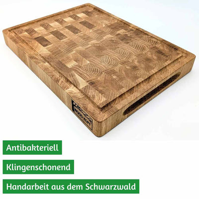 Schneidebrett Stirnholz Gerda aus Eiche