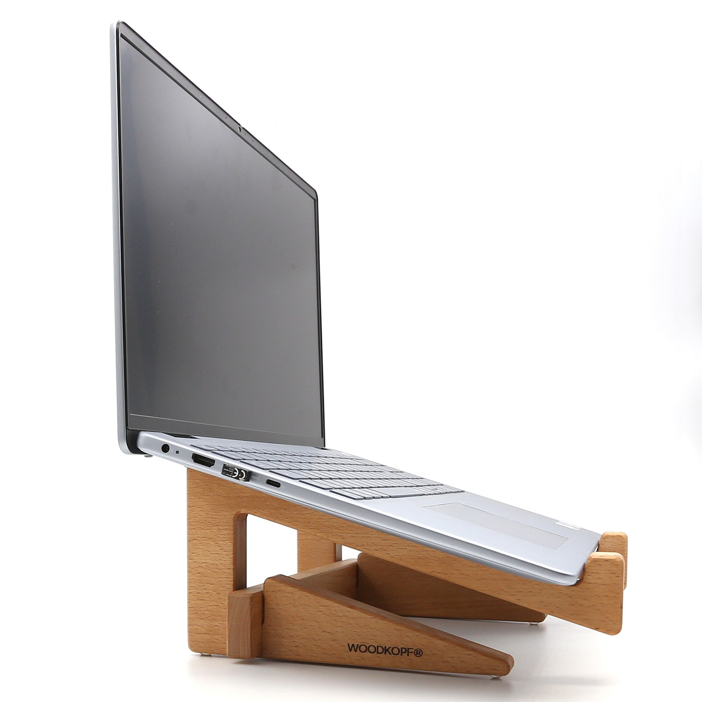 Laptop-Ständer aus Buchenholz