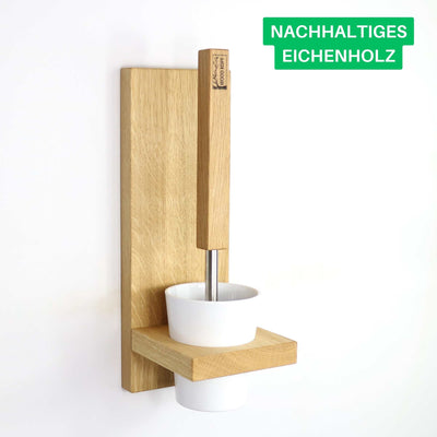 Toilettenbürstenhalter LARA aus Holz
