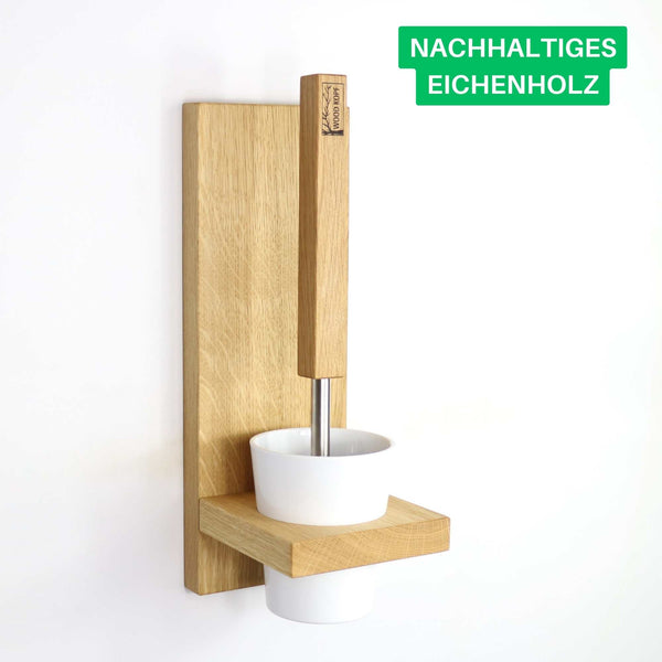 Toilettenbürstenhalter LARA aus Holz