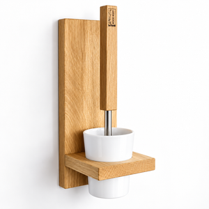 Toilettenbürstenhalter LARA aus Holz