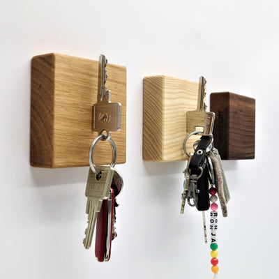 Schlüsselhalter Magnetisch aus Holz