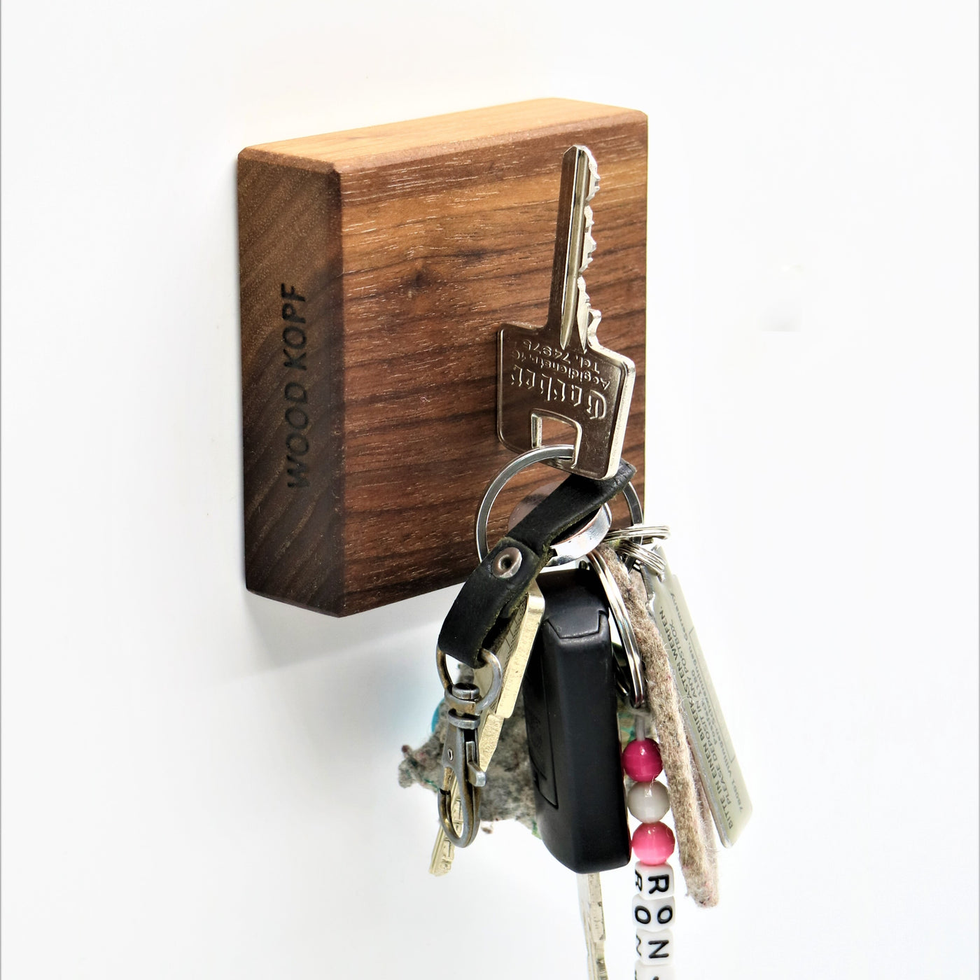 Schlüsselhalter aus Holz Magnetisch