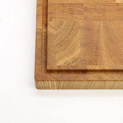 Stirnholz Schneidebrett Grano aus Holz Eiche